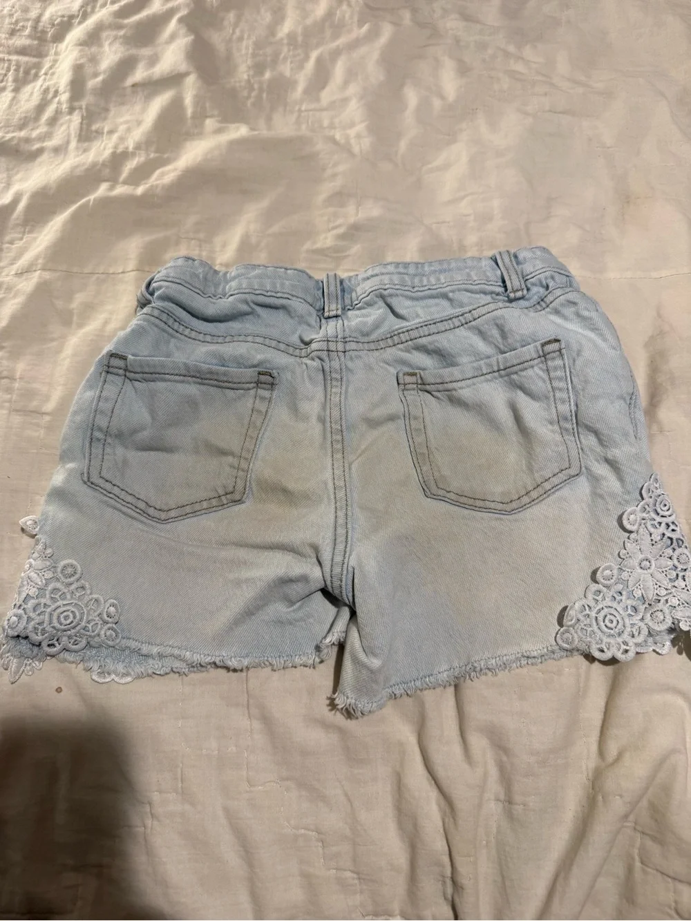Girls Denim Shorts 2-Pair Bundle